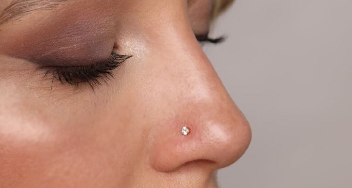 Nasenpiercing Nostril Zirkoniastein wasserfest