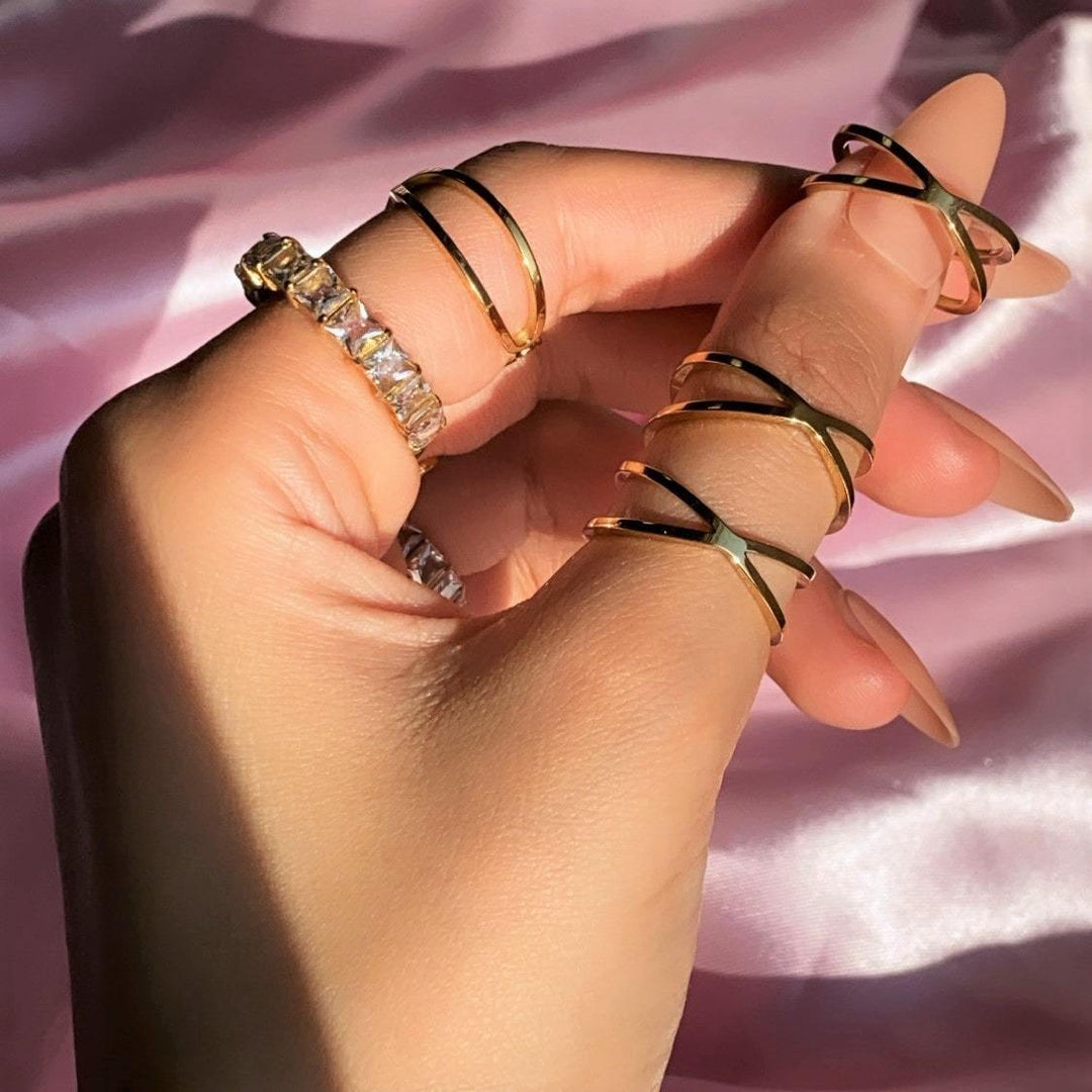 größenverstellbare Ringe Damen verstellbare Fingerringe