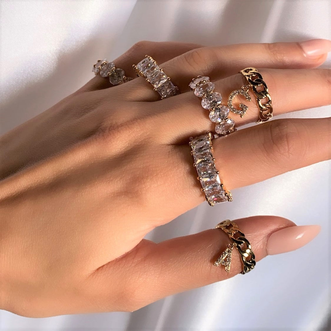 Statement Ringe Damen 18K vergoldet