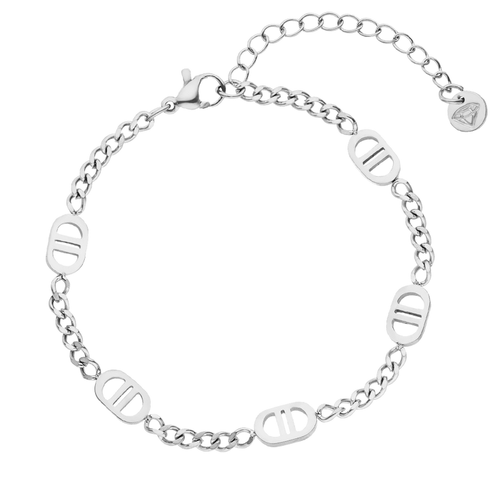 Armband wasserfest silber Edelstahl Damen