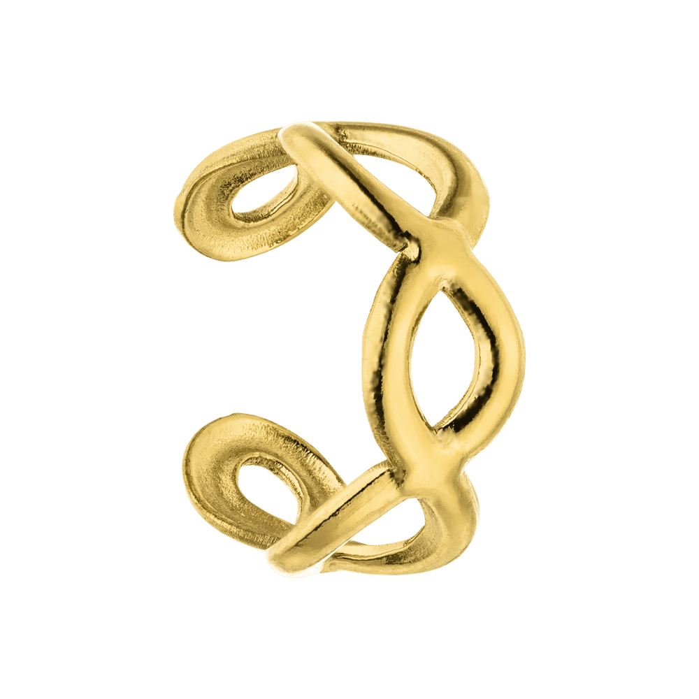 Orbit Ear Cuff | 18K vergoldet