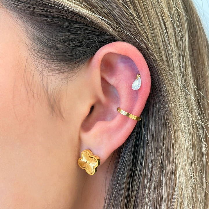 Ear Cuff Fakepiercing wasserfest dezent