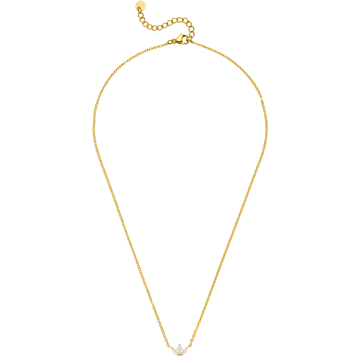 Lotus Kette wasserfest 18K vergoldet