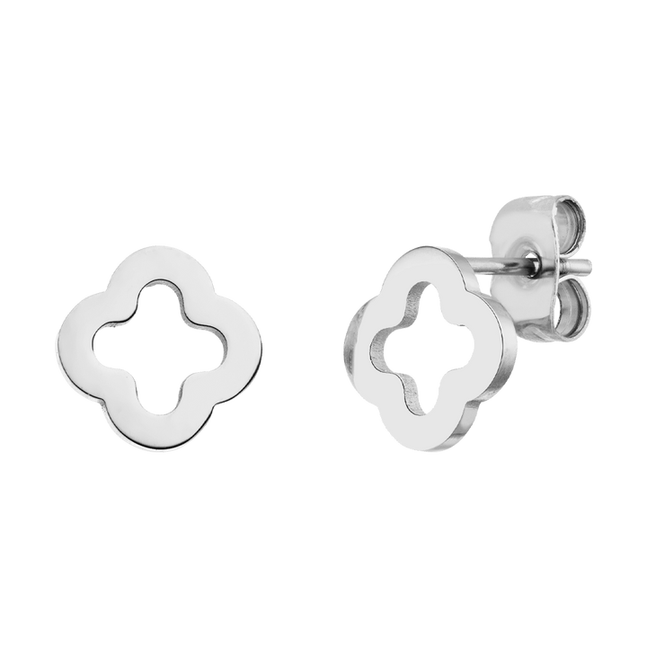 Kleeblatt Ohrstecker Silber wasserfest Clover