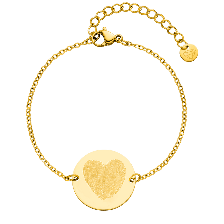 filigranes Armband personalisiert vergoldet wasserfest