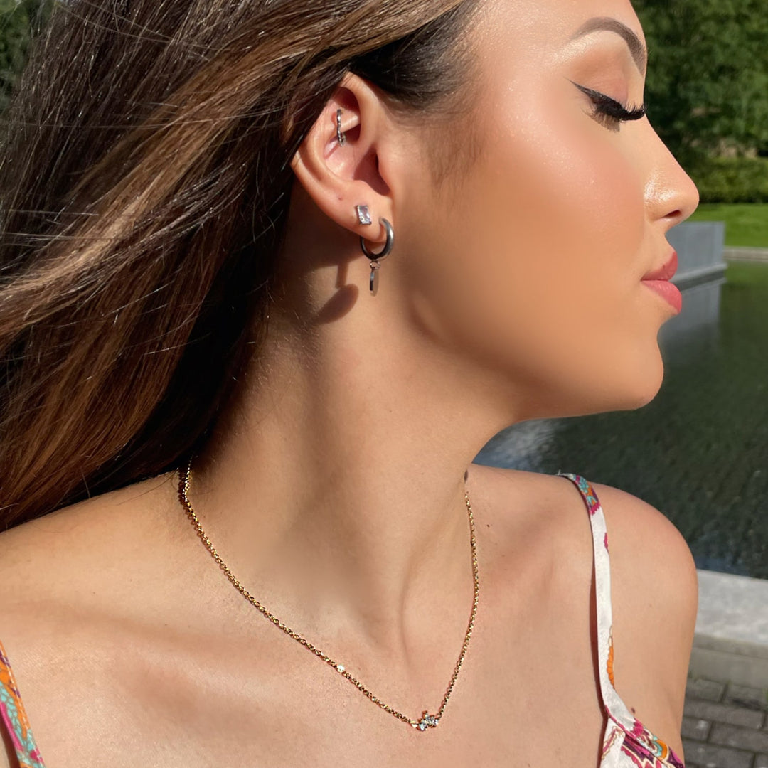Crown Halskette | 18K vergoldet