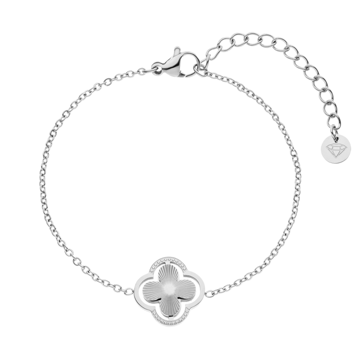 Double Clover Armband | 18K vergoldet