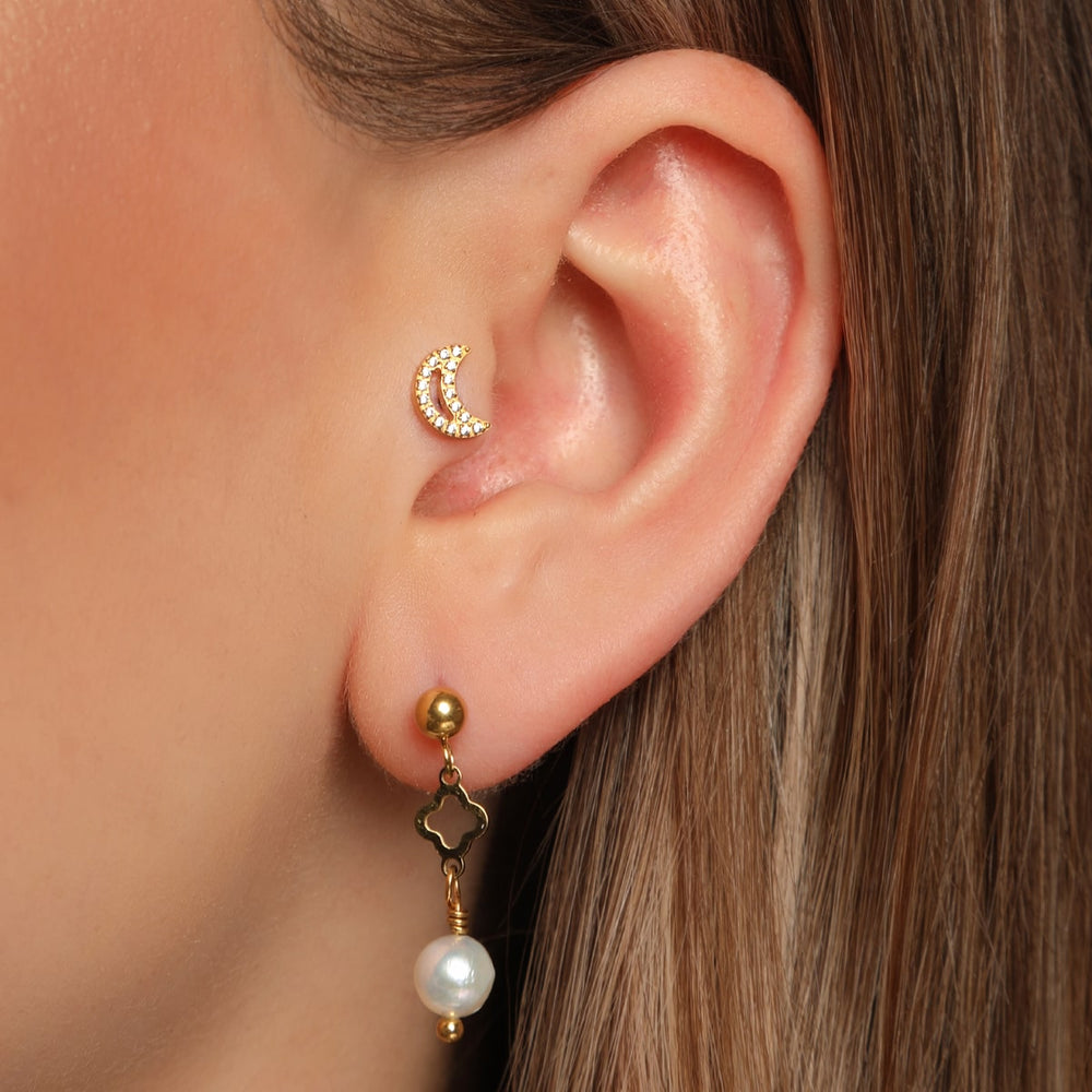 Mond Piercing Titan Tragus Conch Helix Lobe wasserfest