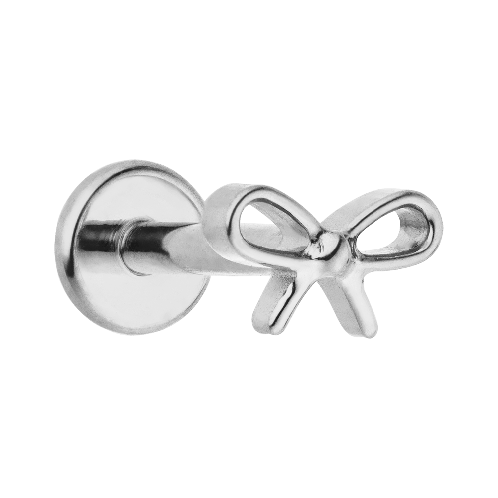 Schleife Helix Stecker Silber Lobe wasserfest Conch Piercing