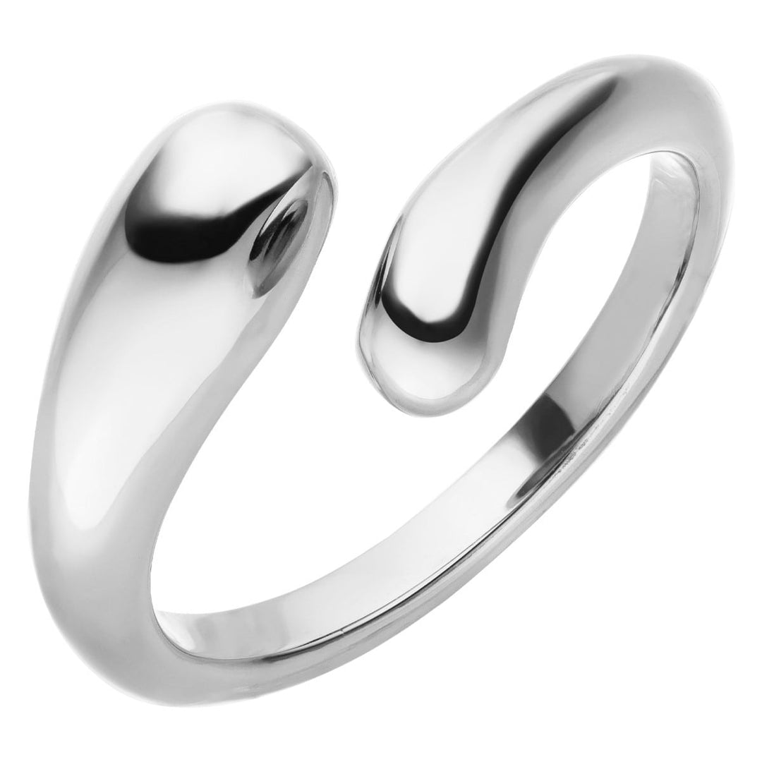 offener Ring Silber wasserfest nickelfrei Edelstahl