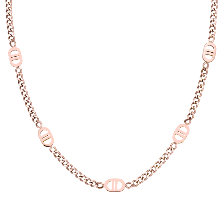 Edelstahl Kette Roségold wasserfest elegant dezent