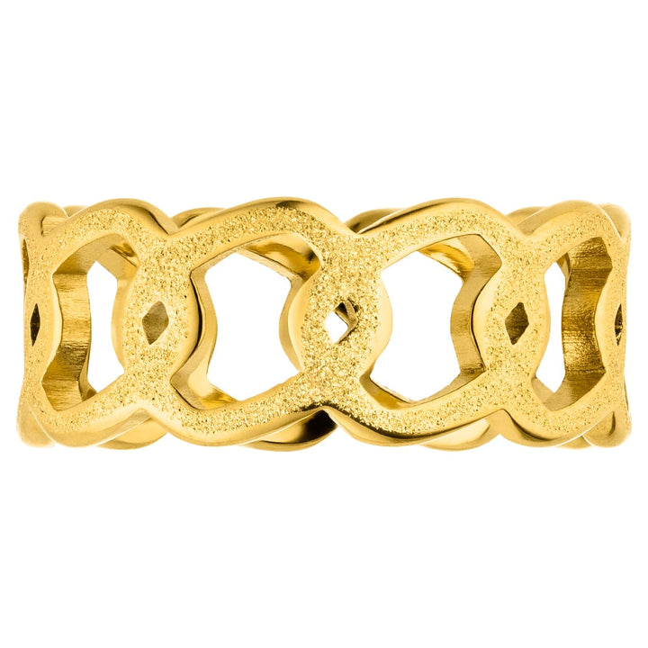 Damen Ring 18K vergoldet wasserfest