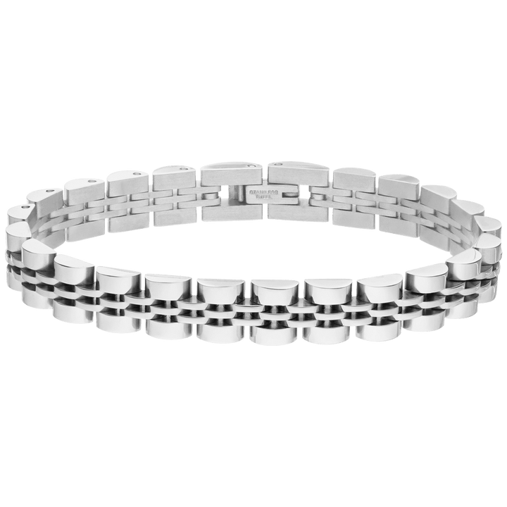 Elegantes Armband Edelstahl Silber wasserfest nickelfrei Glieder