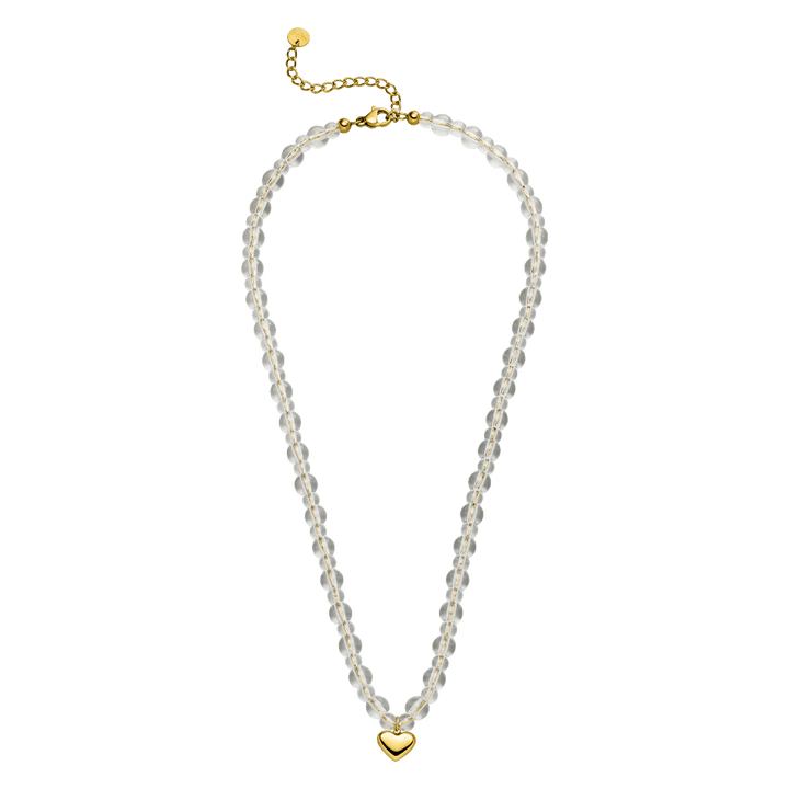Ice Heart Halskette | 18K vergoldet
