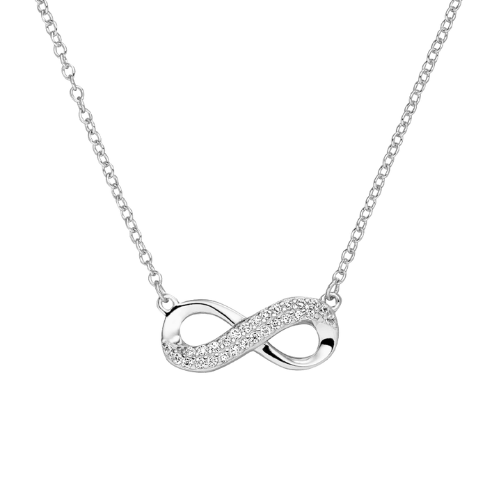 Infinity Kette Sterling Silber 925er rhodiniert