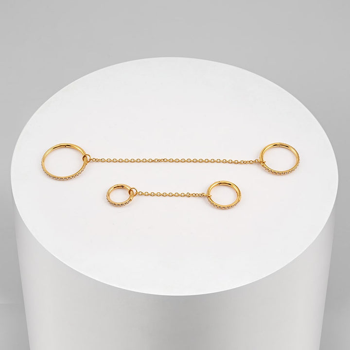 Chain for piercings & earrings