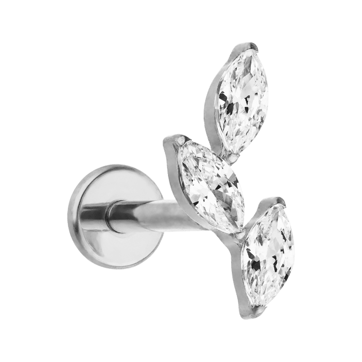 Ohrpiercing silber Titan Nickelfrei Helix Conch wasserfest