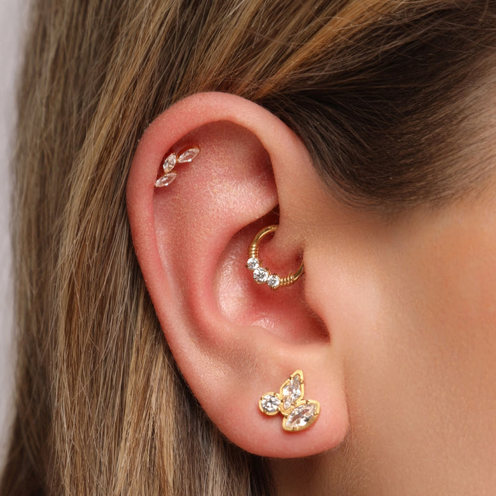 Helix Piercingschmuck vergoldet Allergiker-freundlich wasserfest