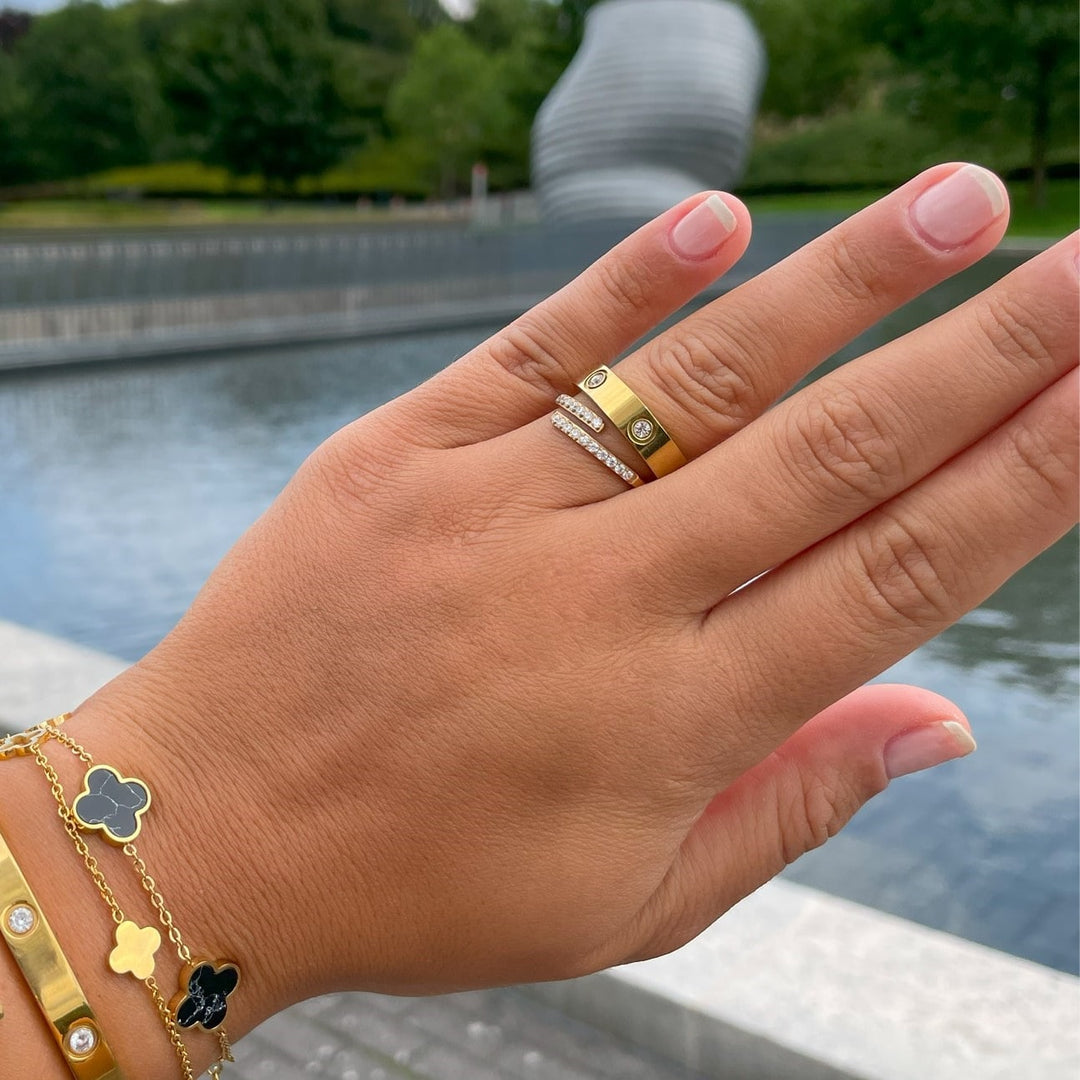 wasserfester Schmuck Damen 18K vergoldet