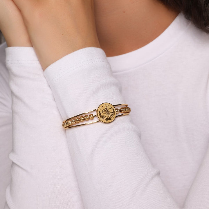 Oriental Armreif | 18K vergoldet