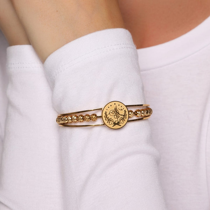 Oriental Armreif | 18K vergoldet