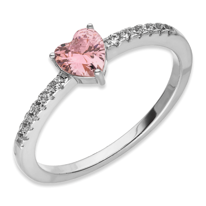 Pink Kiss Ring | 925 Echtsilber