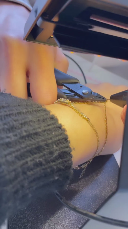 Permanent bracelet Armbänder Schmuck ohne Verschluss wasserfest