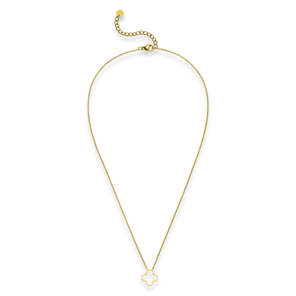 Simple Clover Kette | 18K vergoldet