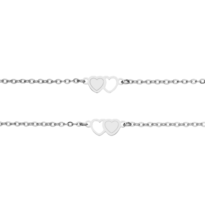 2 Sisters Armbänder Set | 18K vergoldet
