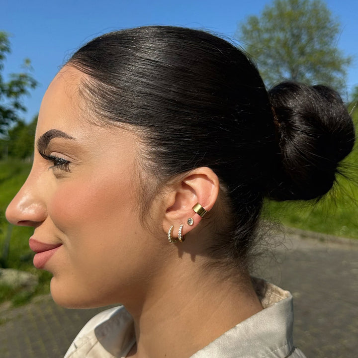 Smooth Ear Cuff | 18K vergoldet