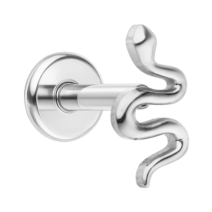 Titan Piercing Schlange Helix Ohr Conch Silber