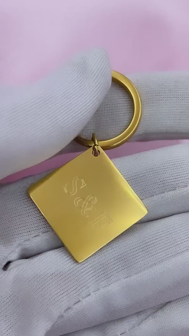 Baby Birth Data Keychain