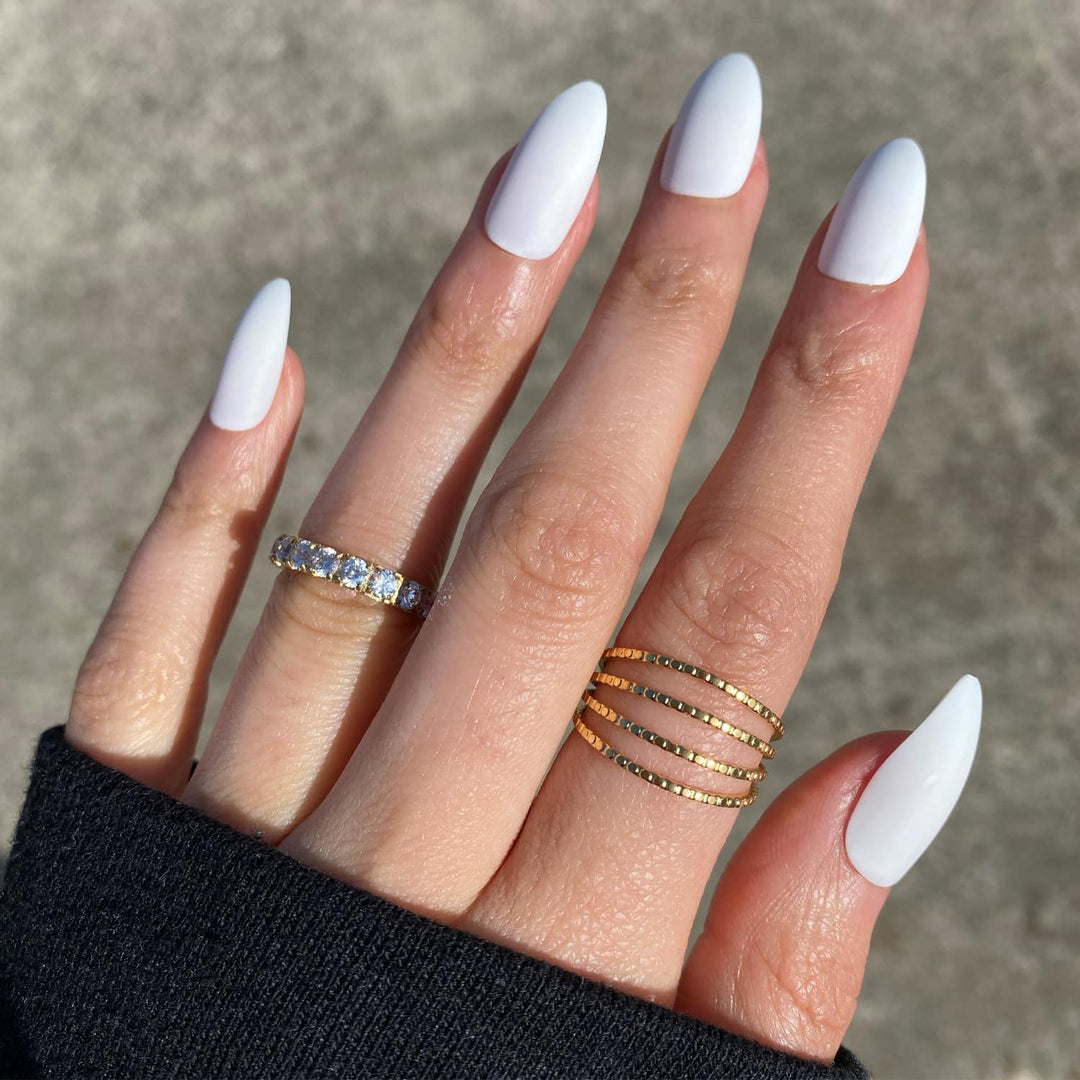 Elegante Ringe wasserfest 18K vergoldet Edelstahl