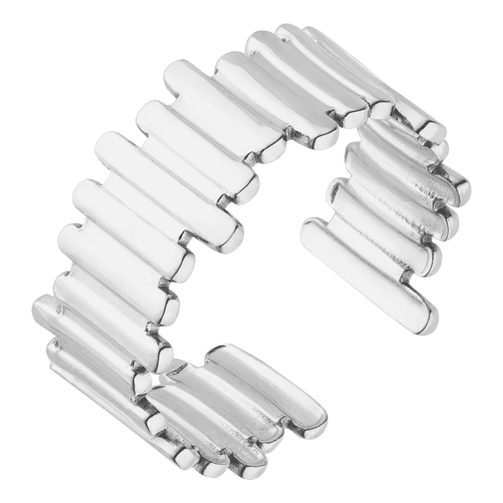 Wasserfester Ring Silber Damen größenverstellbar