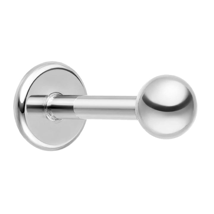 Antiallergisches Piercing silber Kugel wasserfest Titan