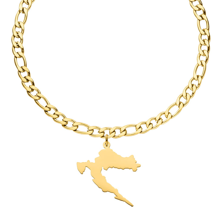 Kroatien Armband 18K vergoldet Damen Edelstahl