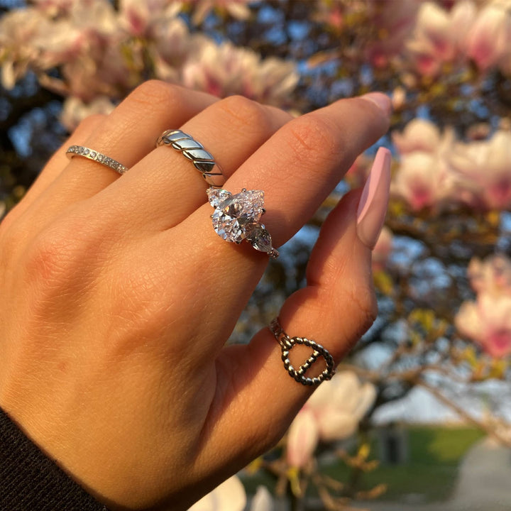Verstellbare Ringe gold Edelstahl 18 Karat vergoldet wasserfest