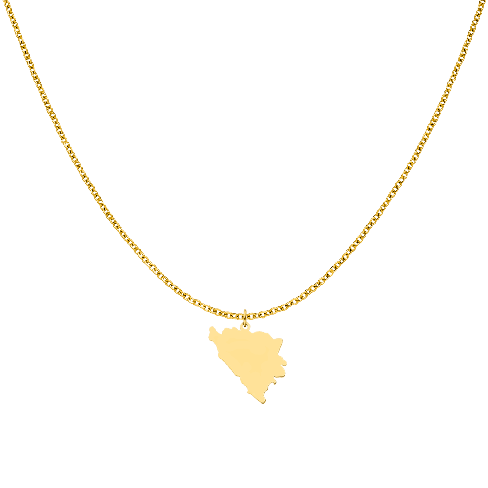 Nations Kette | 18K vergoldet | Filigran