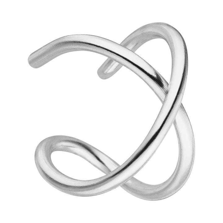 Crossing Ear Cuff silber 925 Echtsilber