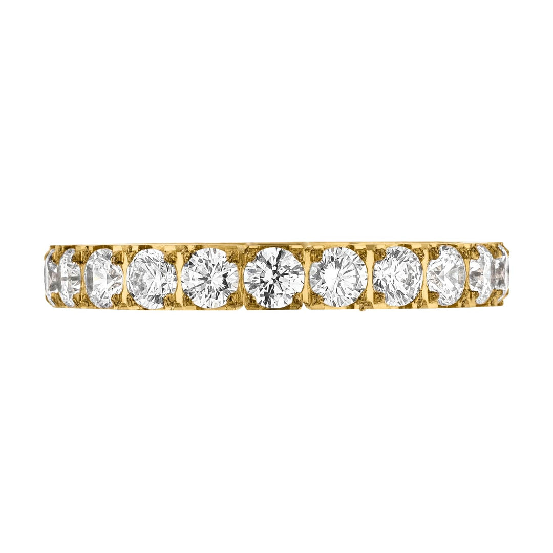 Zirkonia Ring mit eingefassten Steinchen 18K vergoldet
