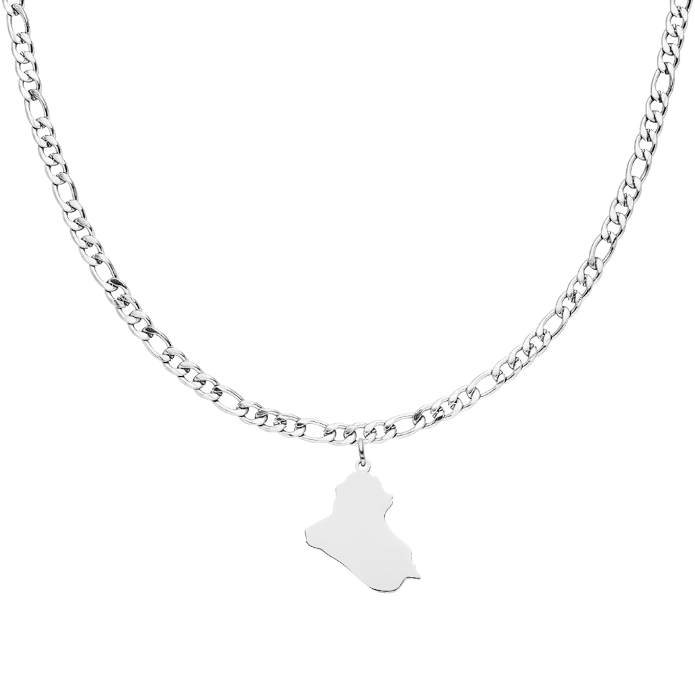 Nations Kette | Edelstahl Silber | Classic