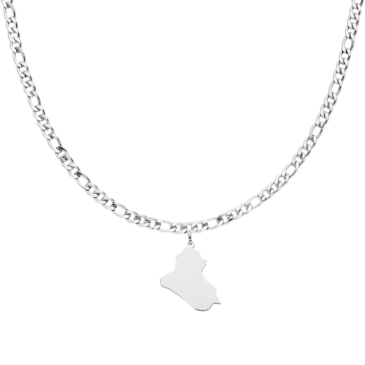 Nations Kette | Edelstahl Silber | Classic