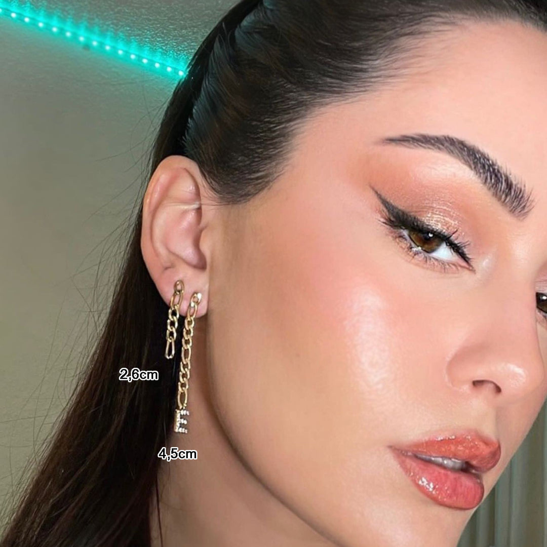 Ivy Stud Earrings | 18K Gold Plated