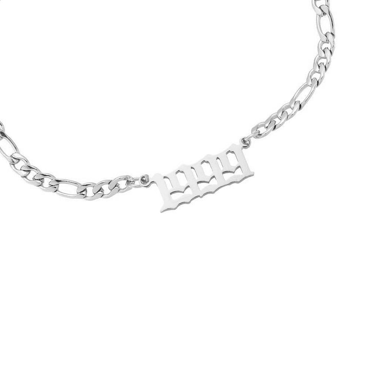 Jahres Armband silber 1999 wasserfest Chirurgenstahl