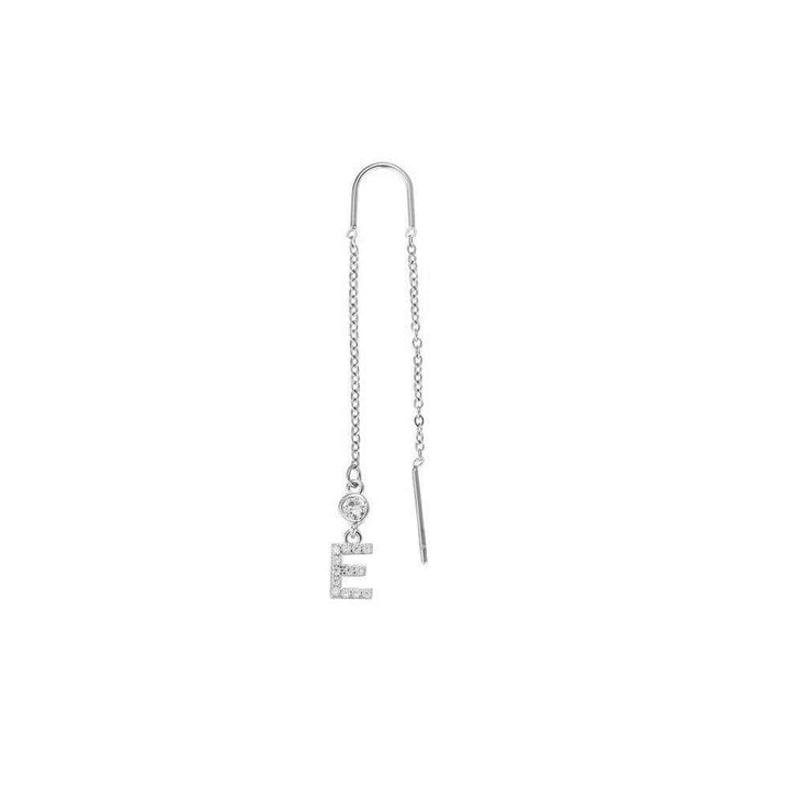 Letter | 14K vergoldeter Ohrhänger - DIAMOND MODE Ohrringe