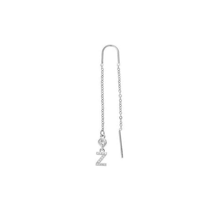 Letter | 14K vergoldeter Ohrhänger - DIAMOND MODE Ohrringe