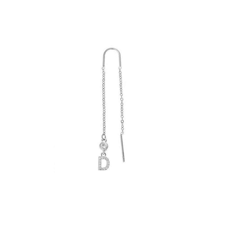 Letter | 14K vergoldeter Ohrhänger - DIAMOND MODE Ohrringe