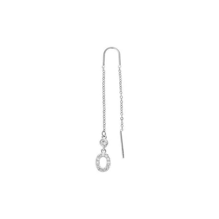 Letter | 14K vergoldeter Ohrhänger - DIAMOND MODE Ohrringe