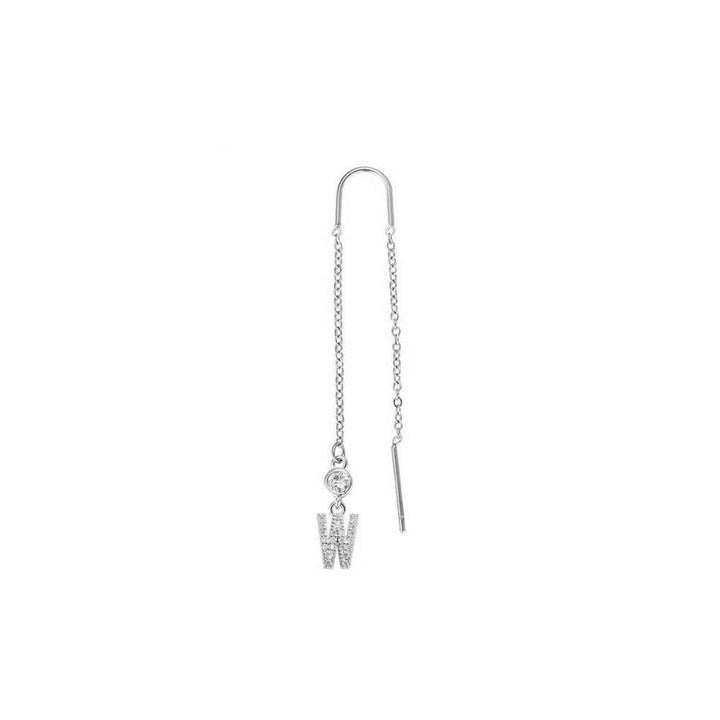 Letter | 14K vergoldeter Ohrhänger - DIAMOND MODE Ohrringe