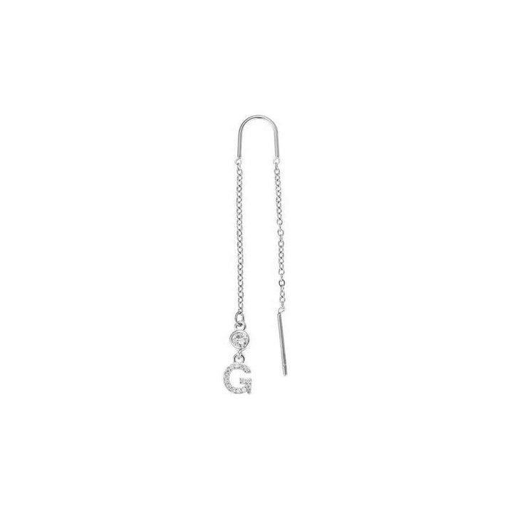 Letter | 14K vergoldeter Ohrhänger - DIAMOND MODE Ohrringe